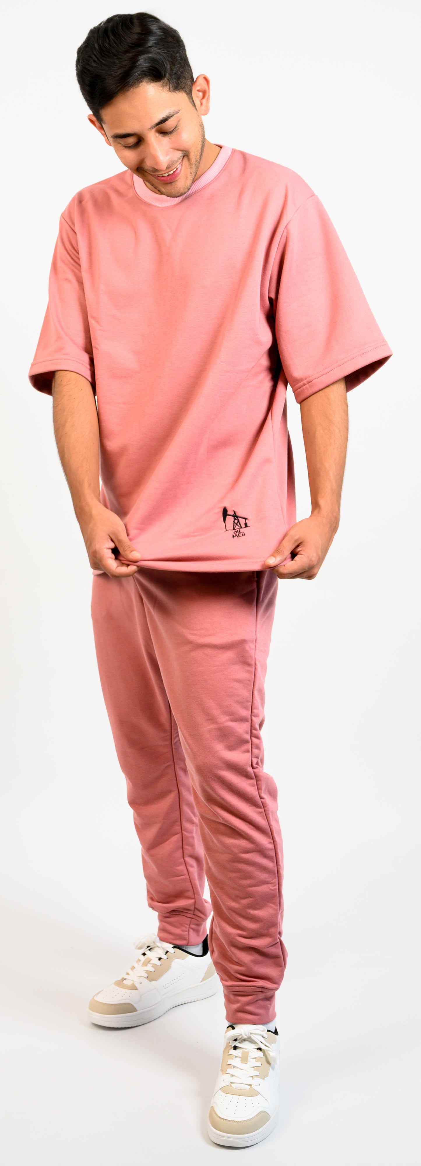 CONJUNTO OVERSIZE OIL MEN PALO DE ROSA