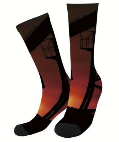 Atardecer Campo petrolero