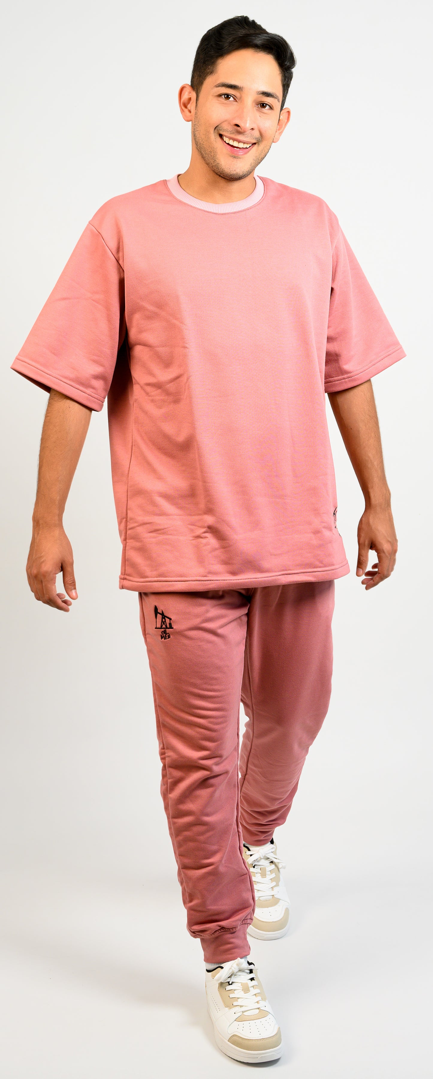 CONJUNTO OVERSIZE OIL MEN PALO DE ROSA