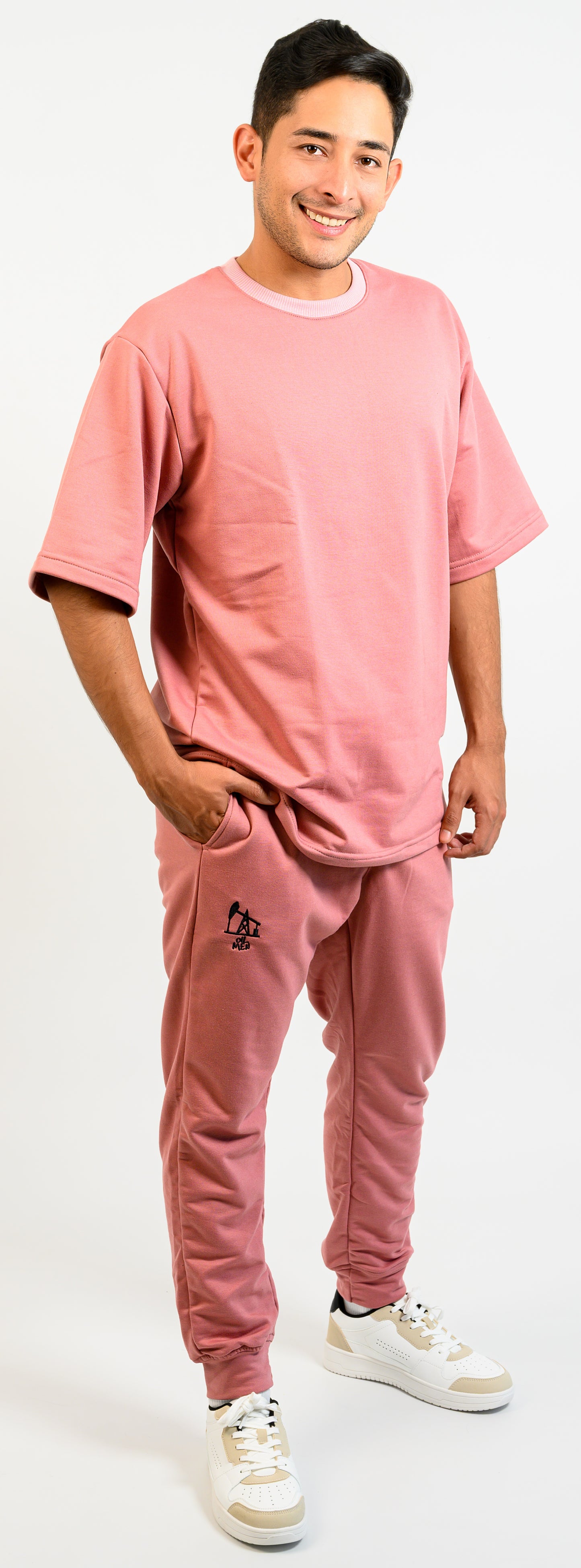CONJUNTO OVERSIZE OIL MEN PALO DE ROSA