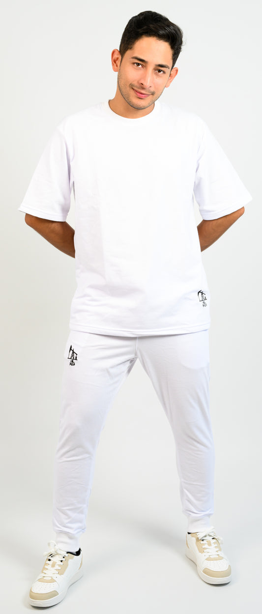 CONJUNTO OVERSIZE OIL MEN BLANCO
